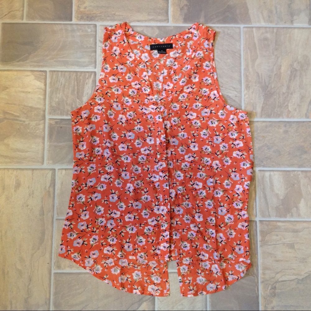 Sanctuary Craft Sleeveless Top  S 100% rayon NWOT